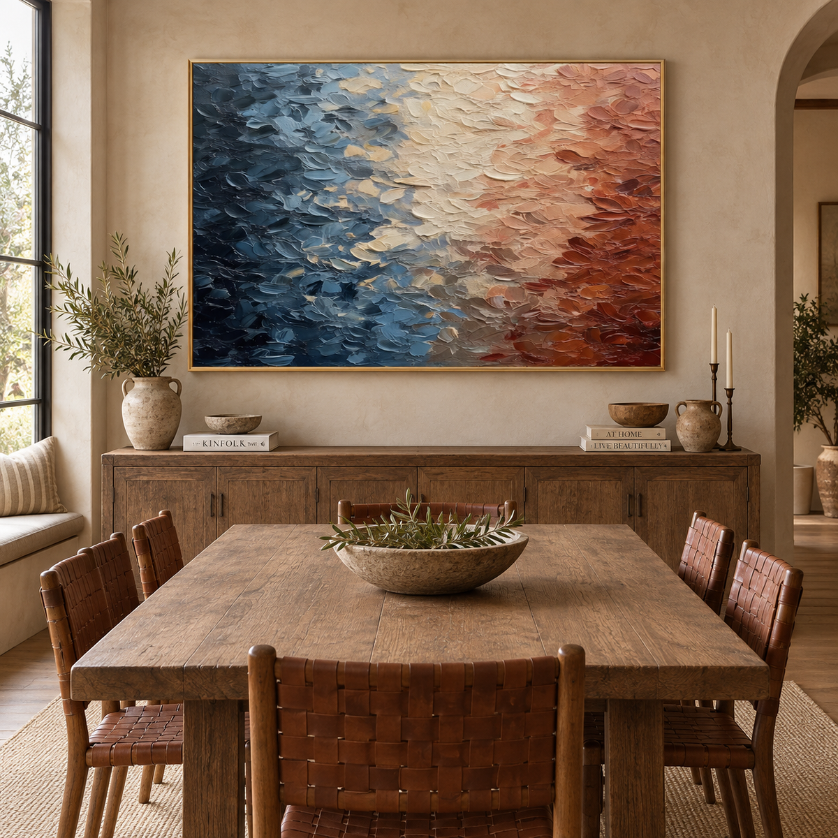 Textured & Impasto Art｜Tide Warm Shift