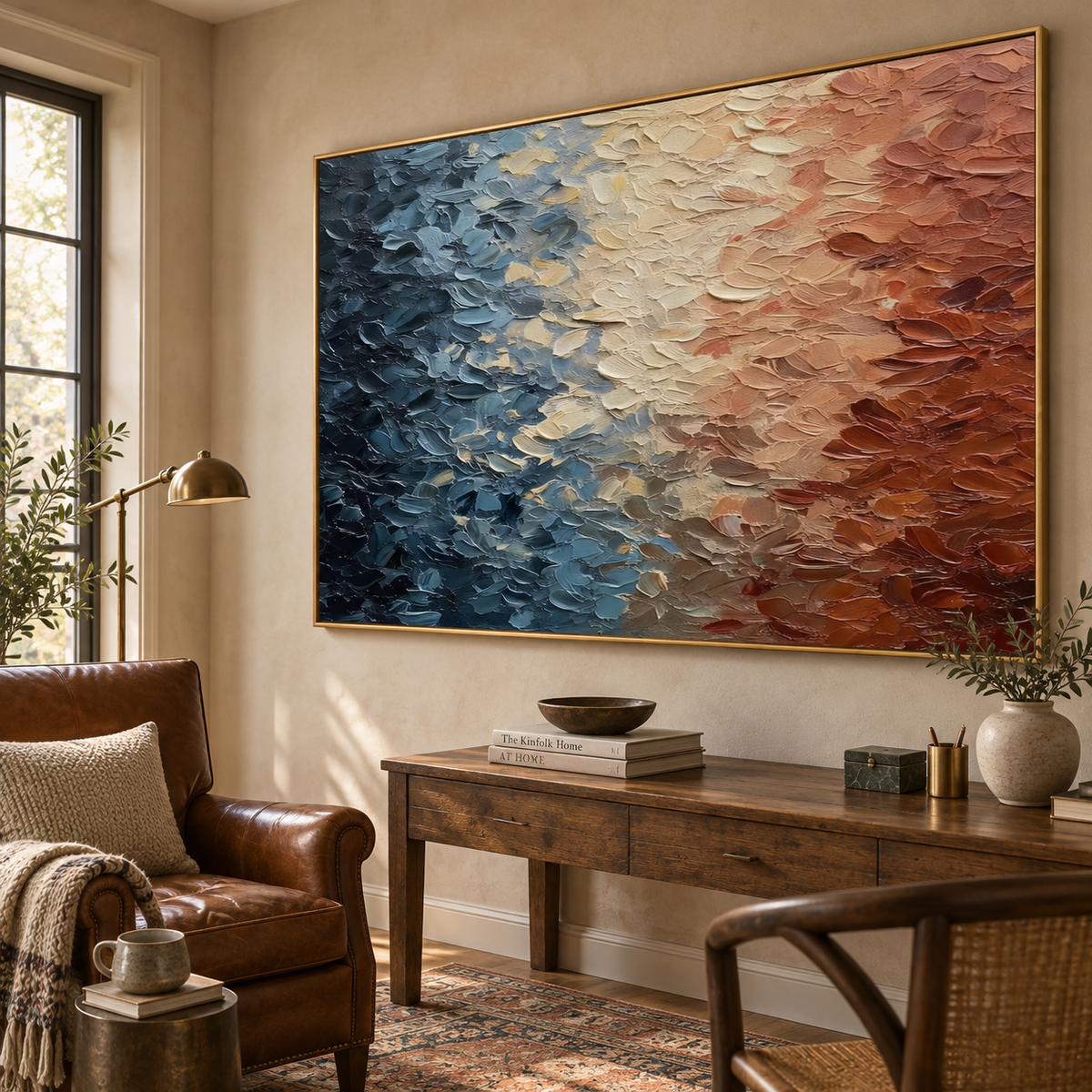 Textured & Impasto Art｜Tide Warm Shift