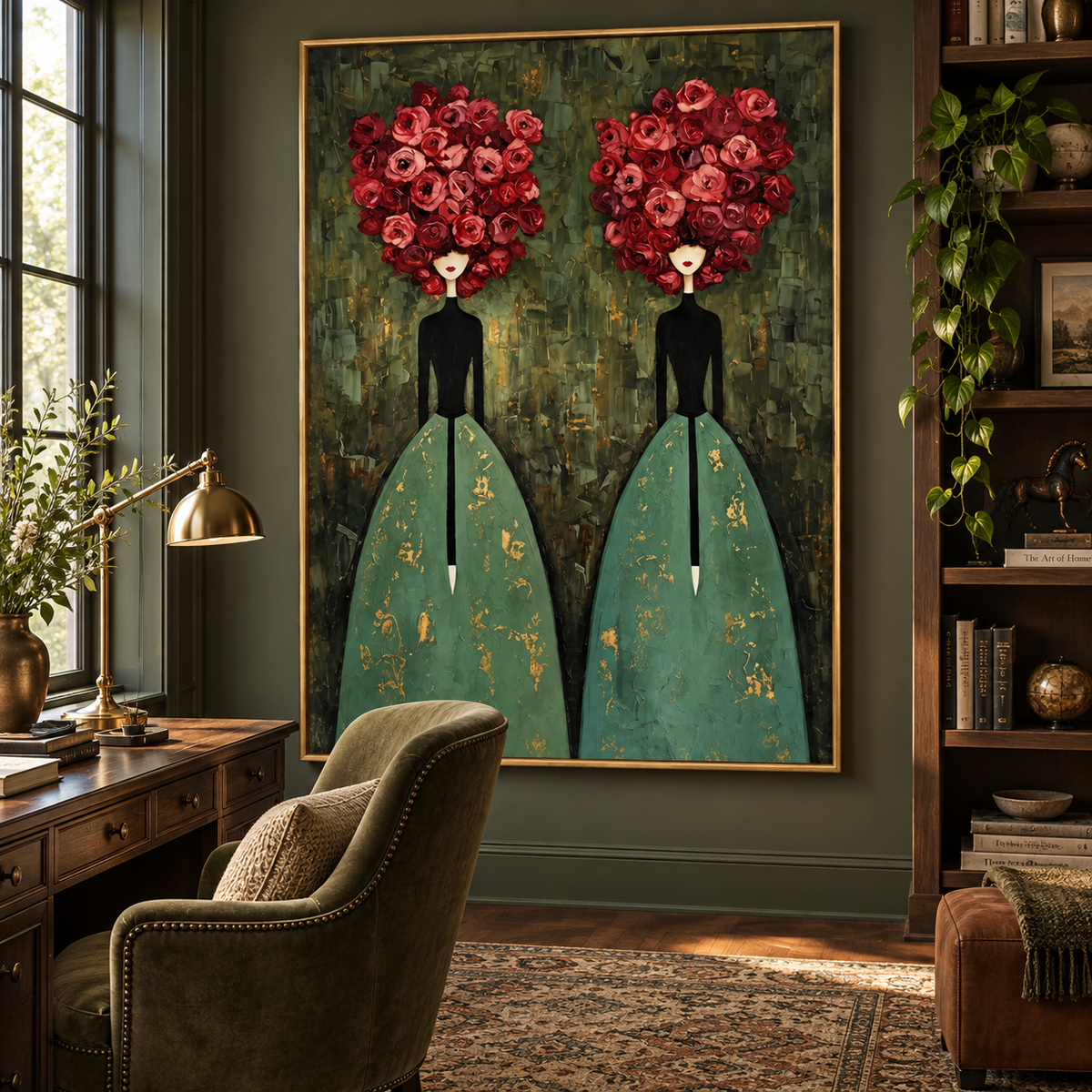 Female Figure Art｜Rose Muse Pair