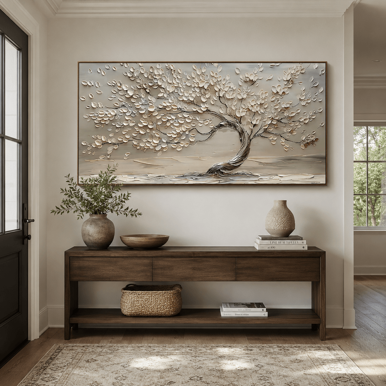 Textured Arbor Art | Tranquil Grace