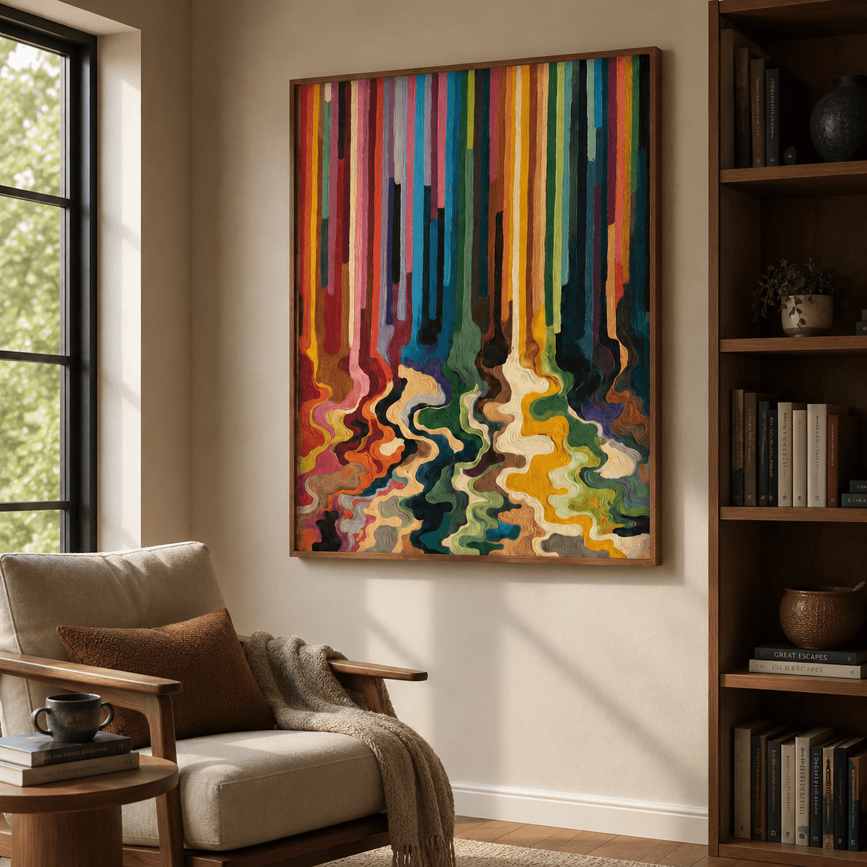 Colorful Flow Art | Vivid Depth