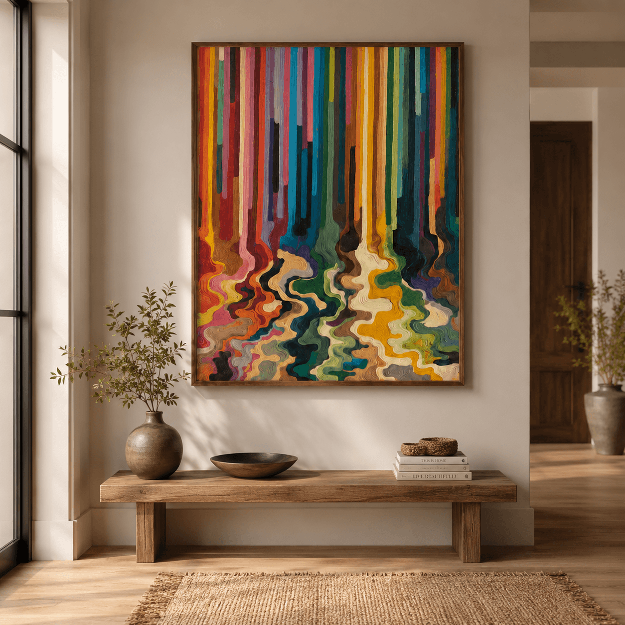 Colorful Flow Art | Vivid Depth
