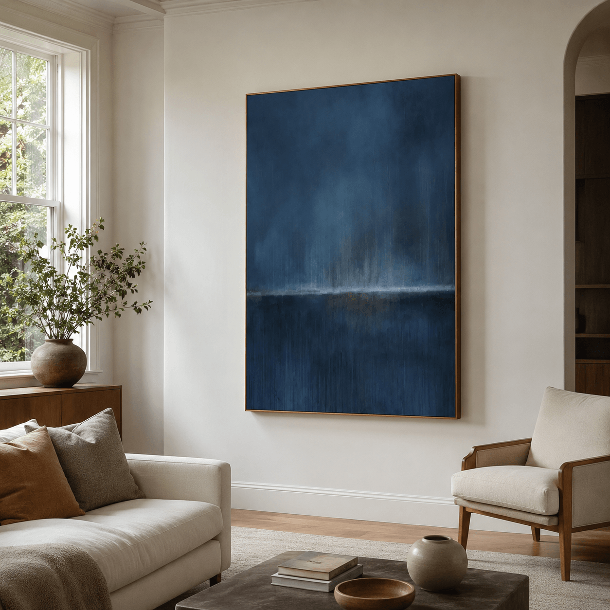 Textured Ocean Opulence | Blue Horizon