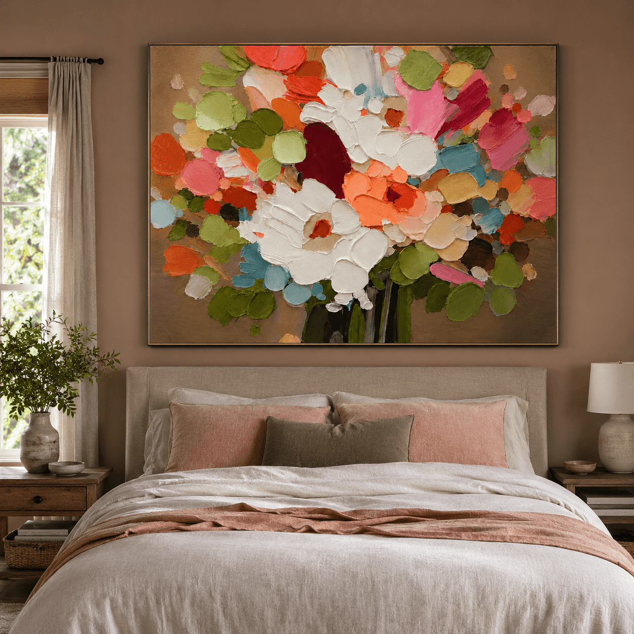 Impressionist Art | Thick Floral Brushstrokes
