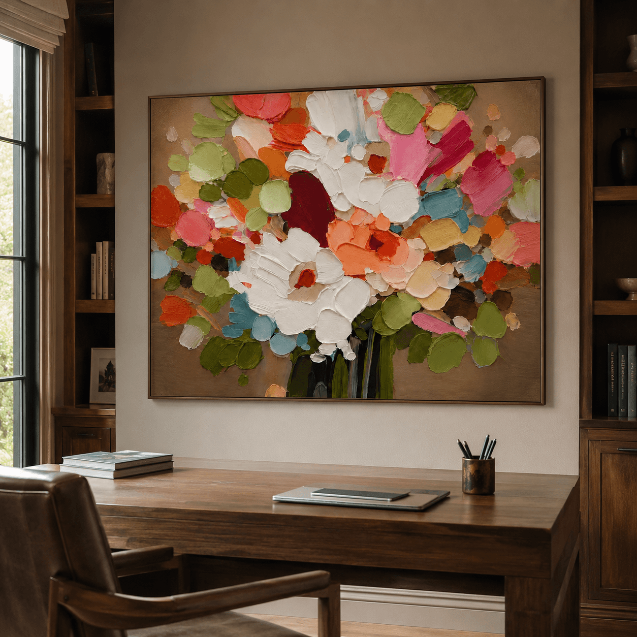 Impressionist Art | Thick Floral Brushstrokes