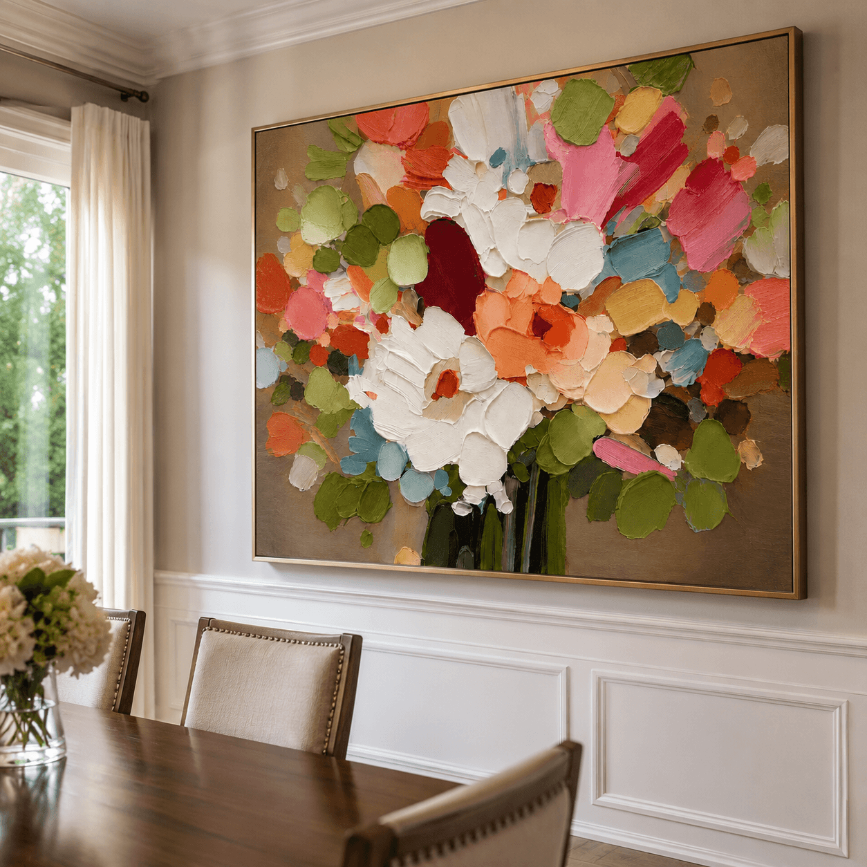 Impressionist Art | Thick Floral Brushstrokes