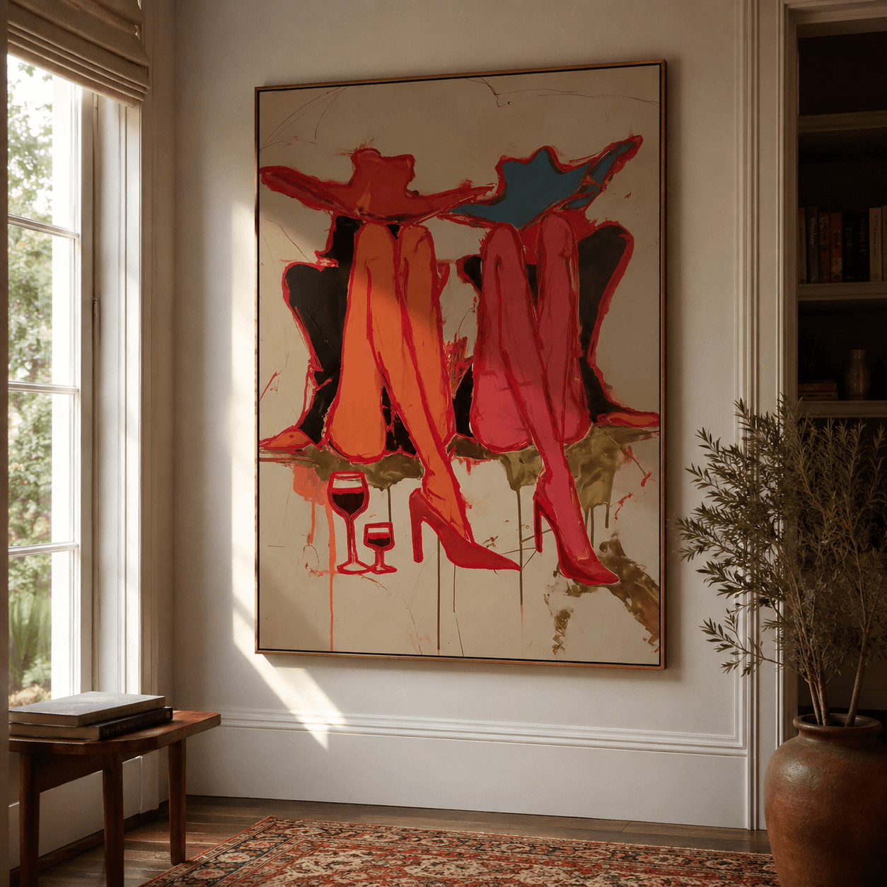 Abstract Art | Wine & Ladies Rest