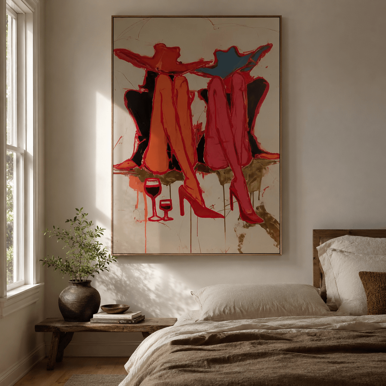 Abstract Art | Wine & Ladies Rest