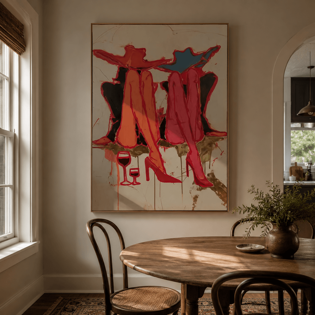 Abstract Art | Wine & Ladies Rest