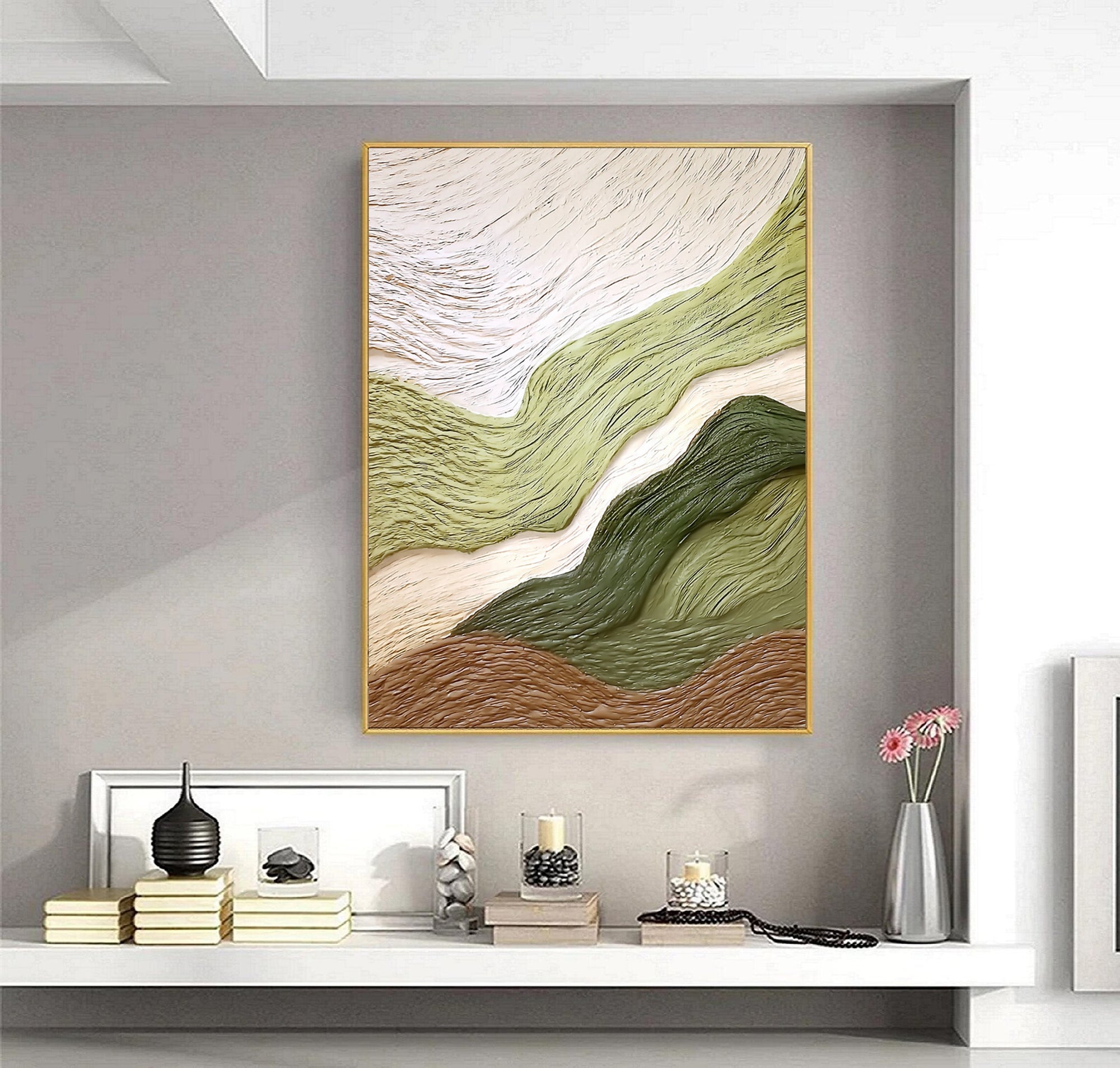 Textured Hillscape Opulence | Green Valleys
