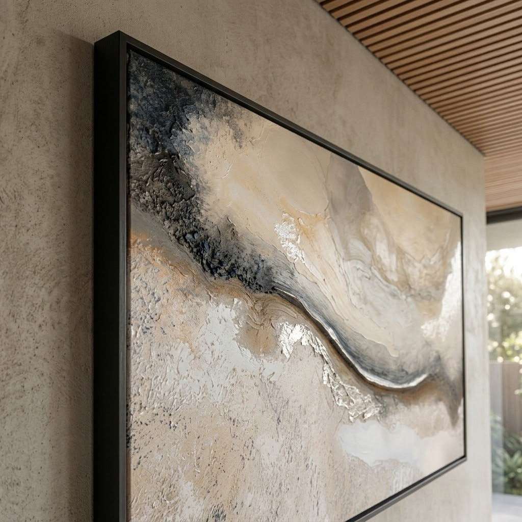 A Slow Bend — horizontal wabi-sabi art, view 7
