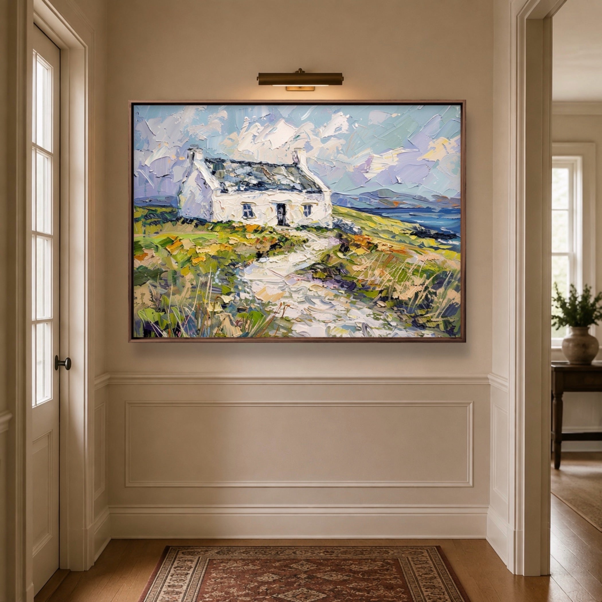 Island Cottage Morning artwork view 4