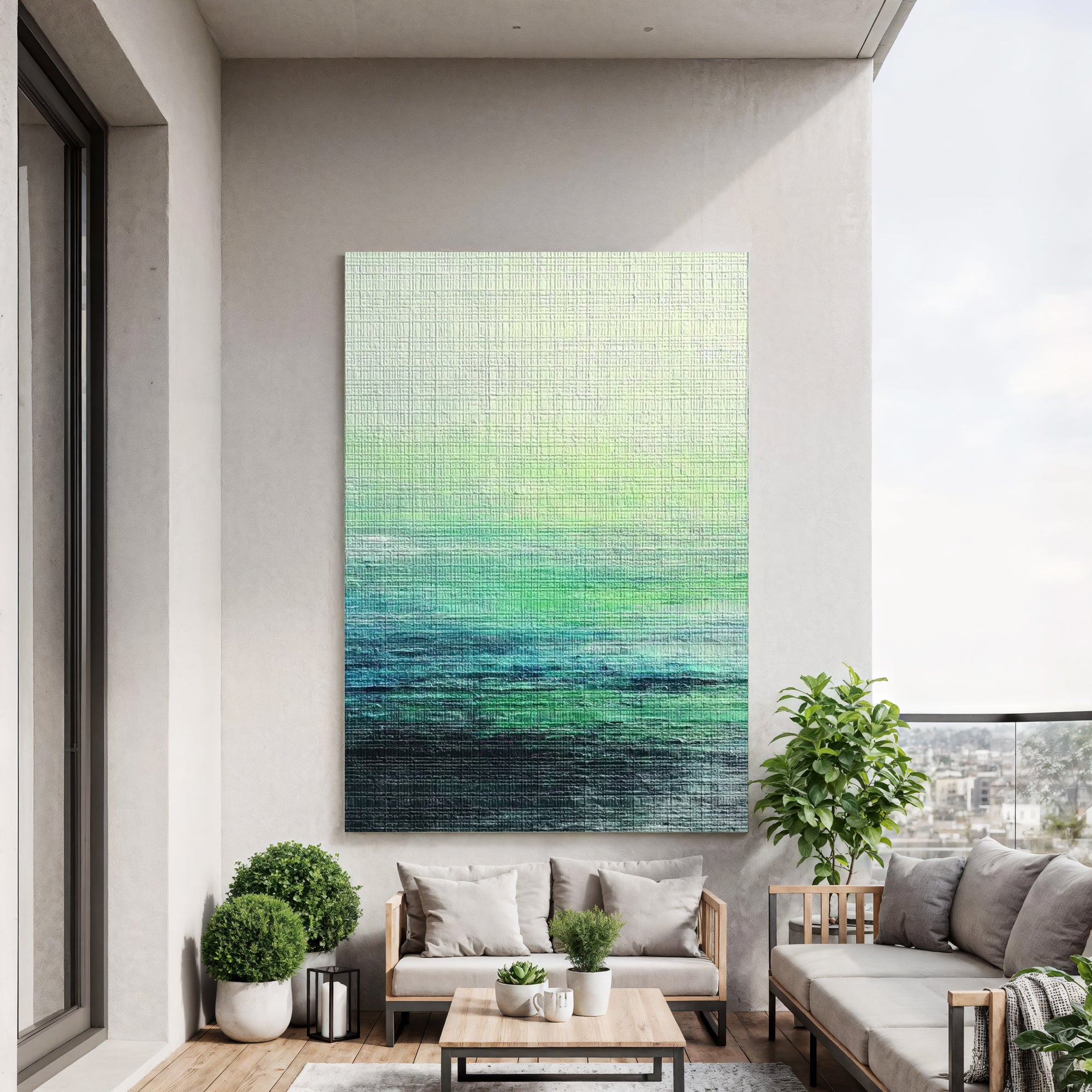 Textured Teal Gradients | Ocean Hues