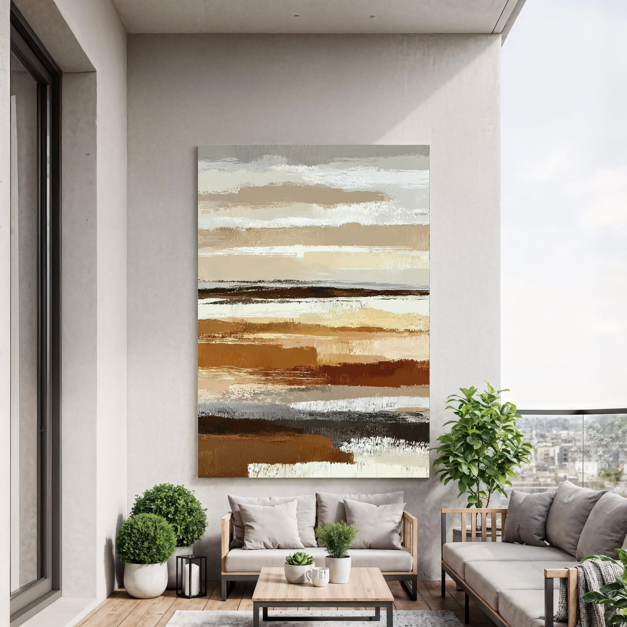 Textured Terracotta Undulations | Ashy Hues