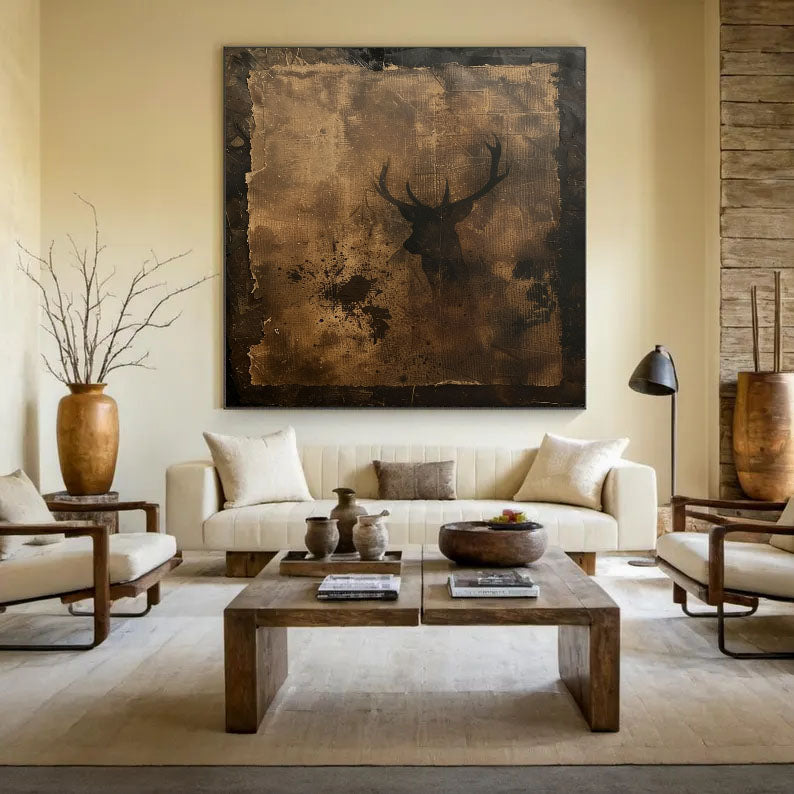 Worn Rustic Silhouette | Elk Shadow