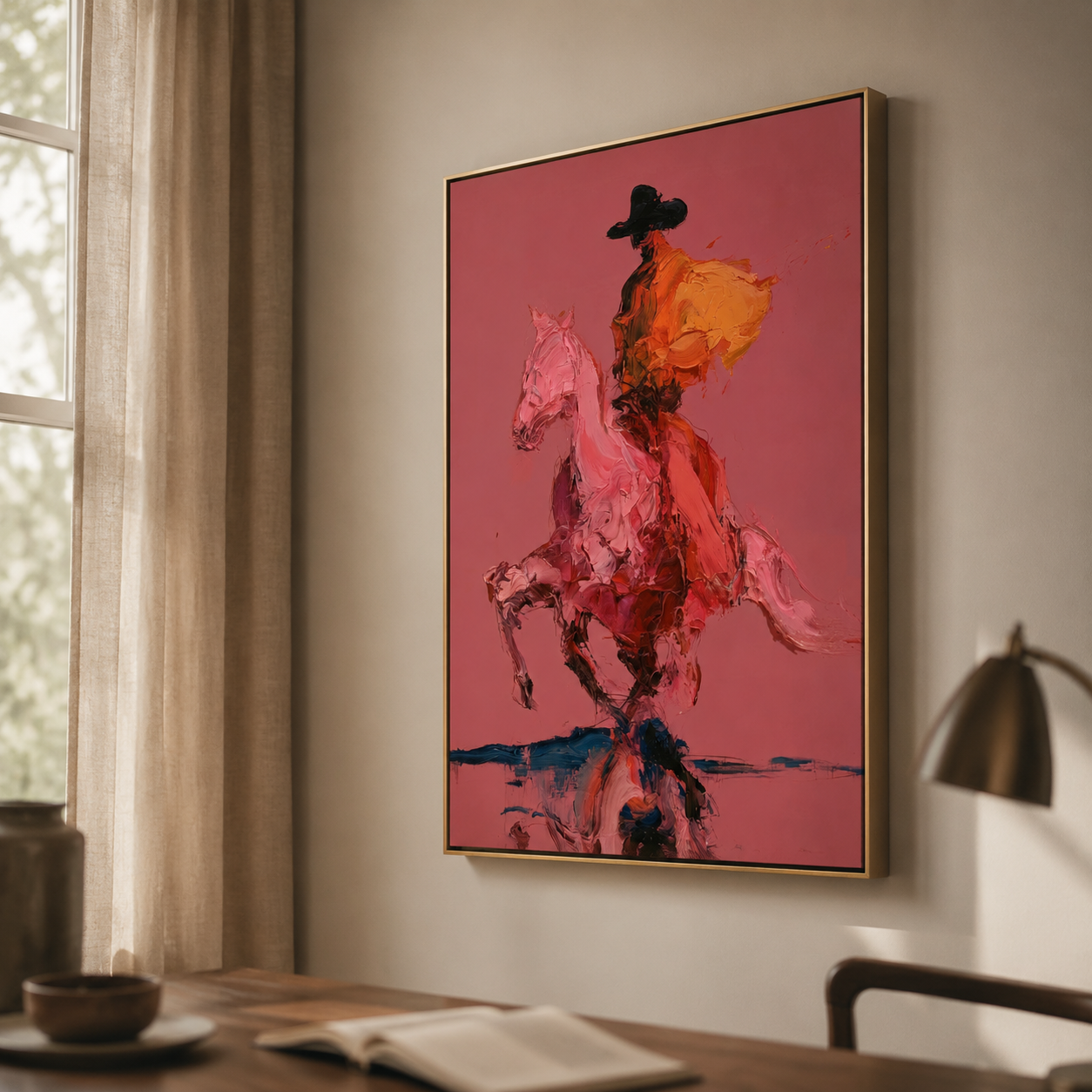 POP ART | Pink Horse Rider