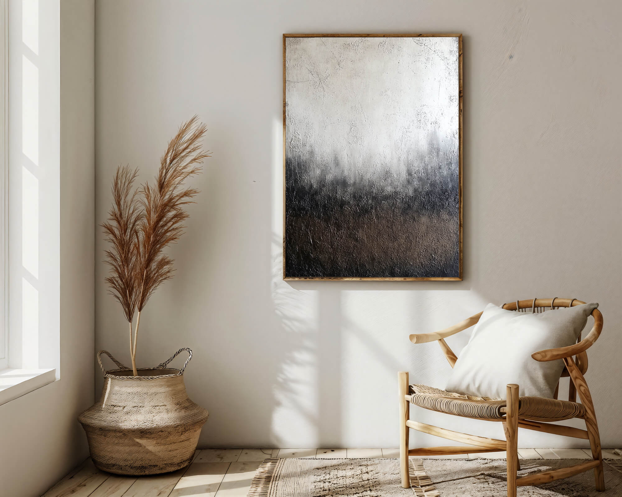 Textured Neutral Gradient | Monochrome Tones