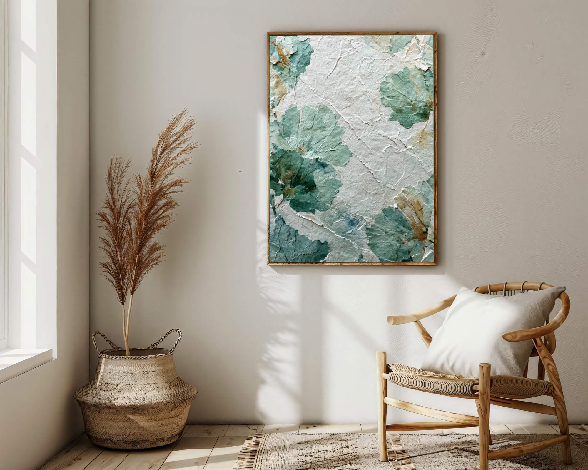 Crinkled Foliage Serene | Sage Bloom