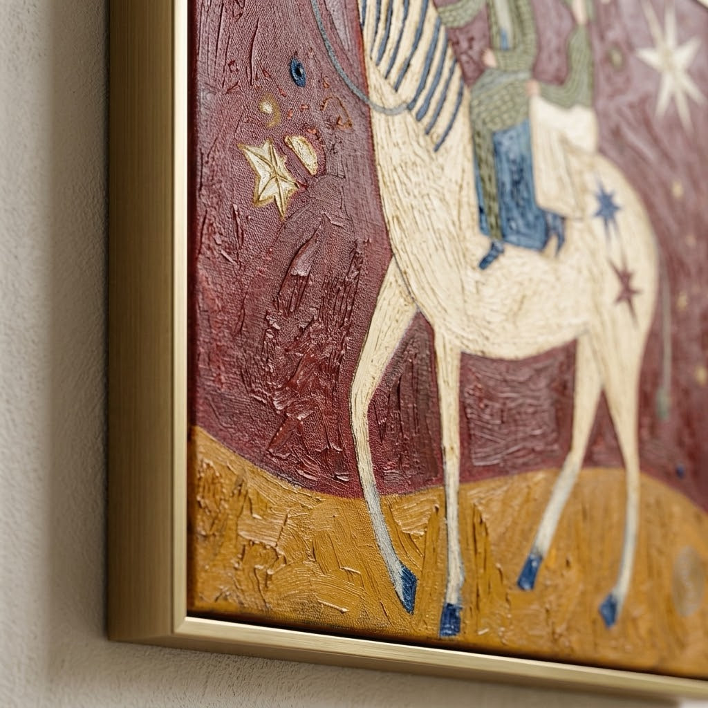 Across A Fairytale — vertical horse & equestrian art, view 6