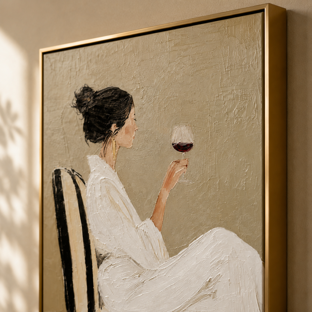 An Afternoon Pause oil painting room view 5