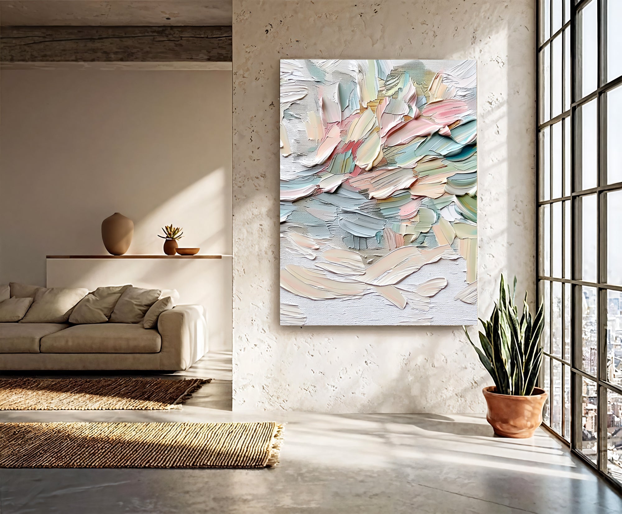 Textured Pastel Swirls | Gentle Hues