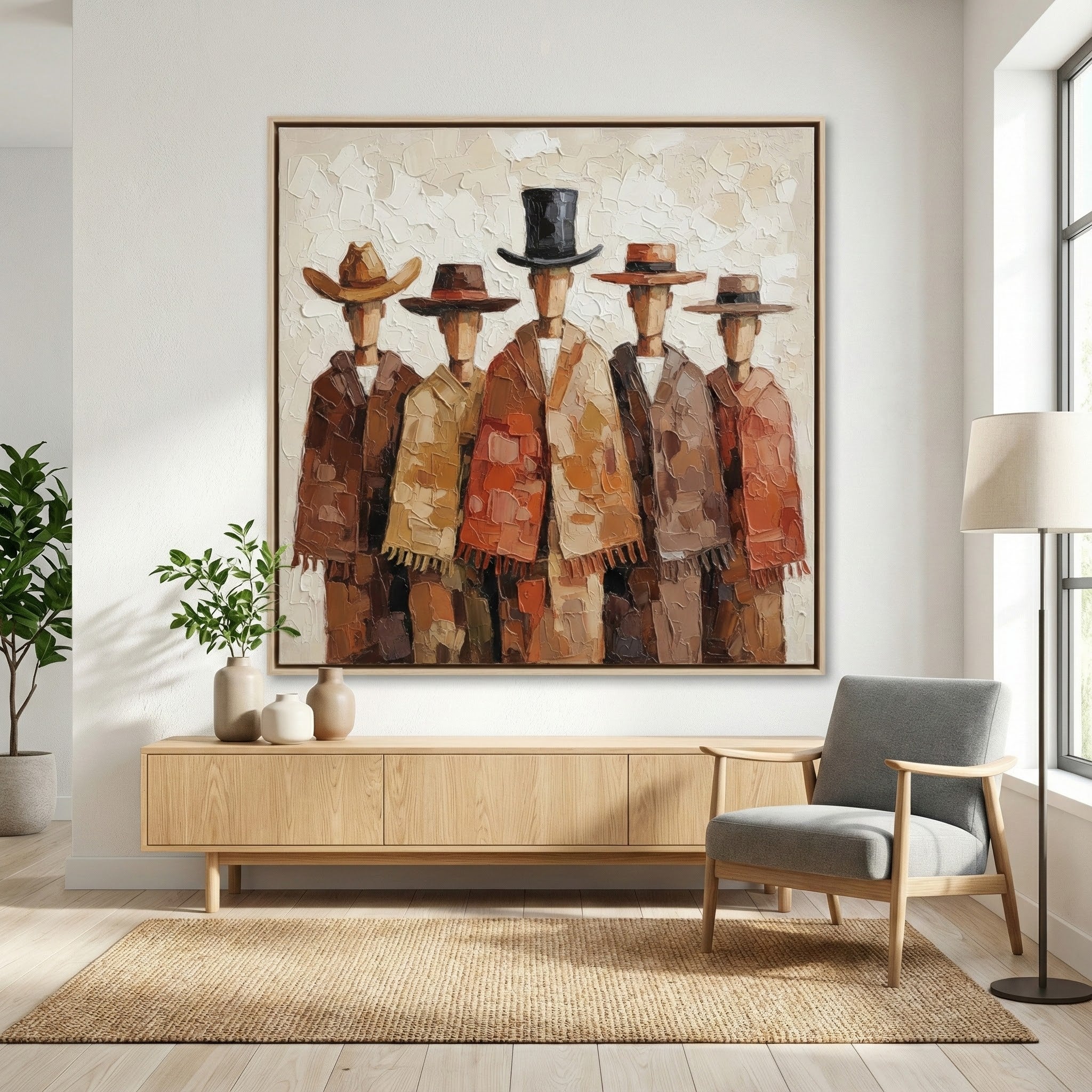 Textured Rustic Quintet | Hat Ensemble