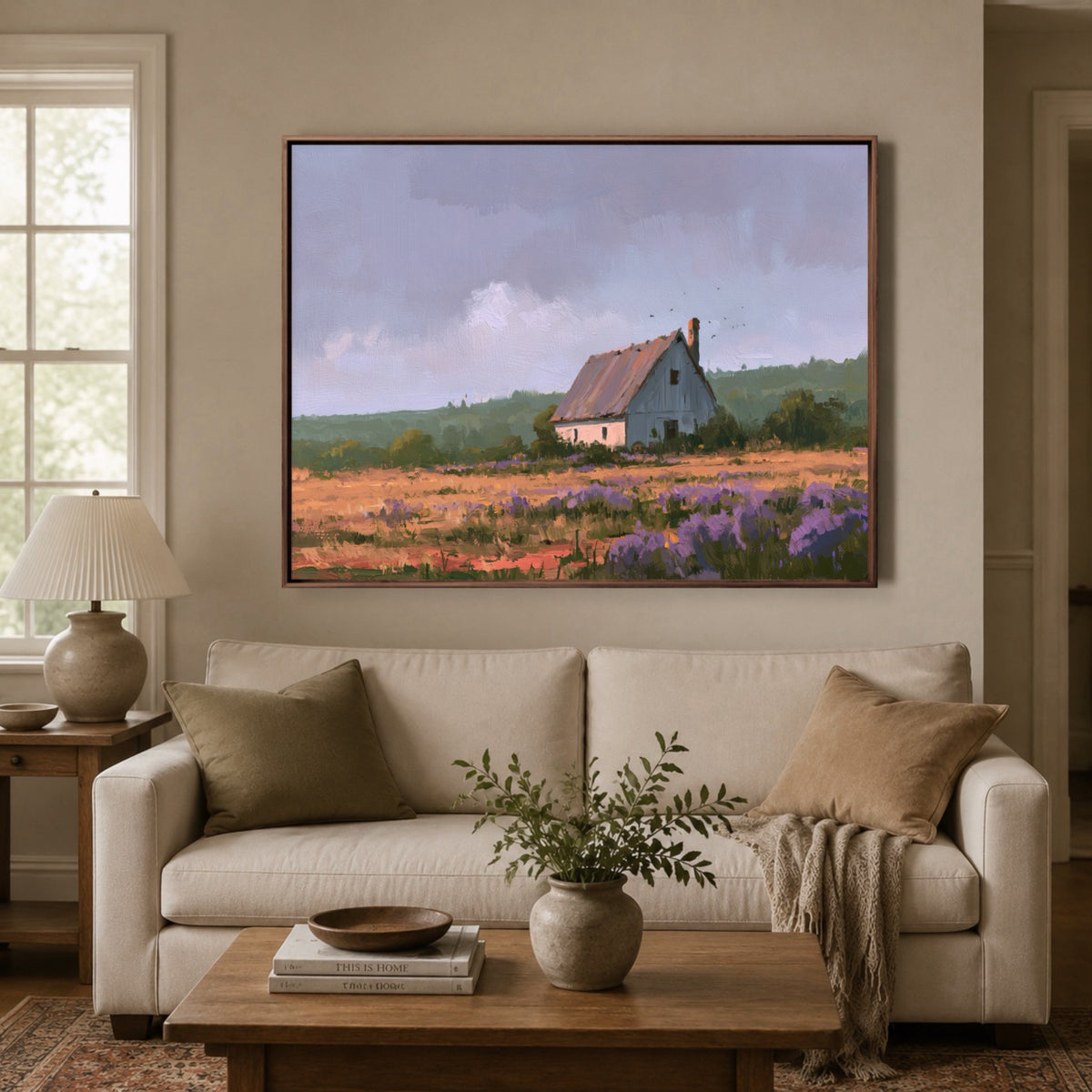 Landscape Art｜Meadow Barn Reverie