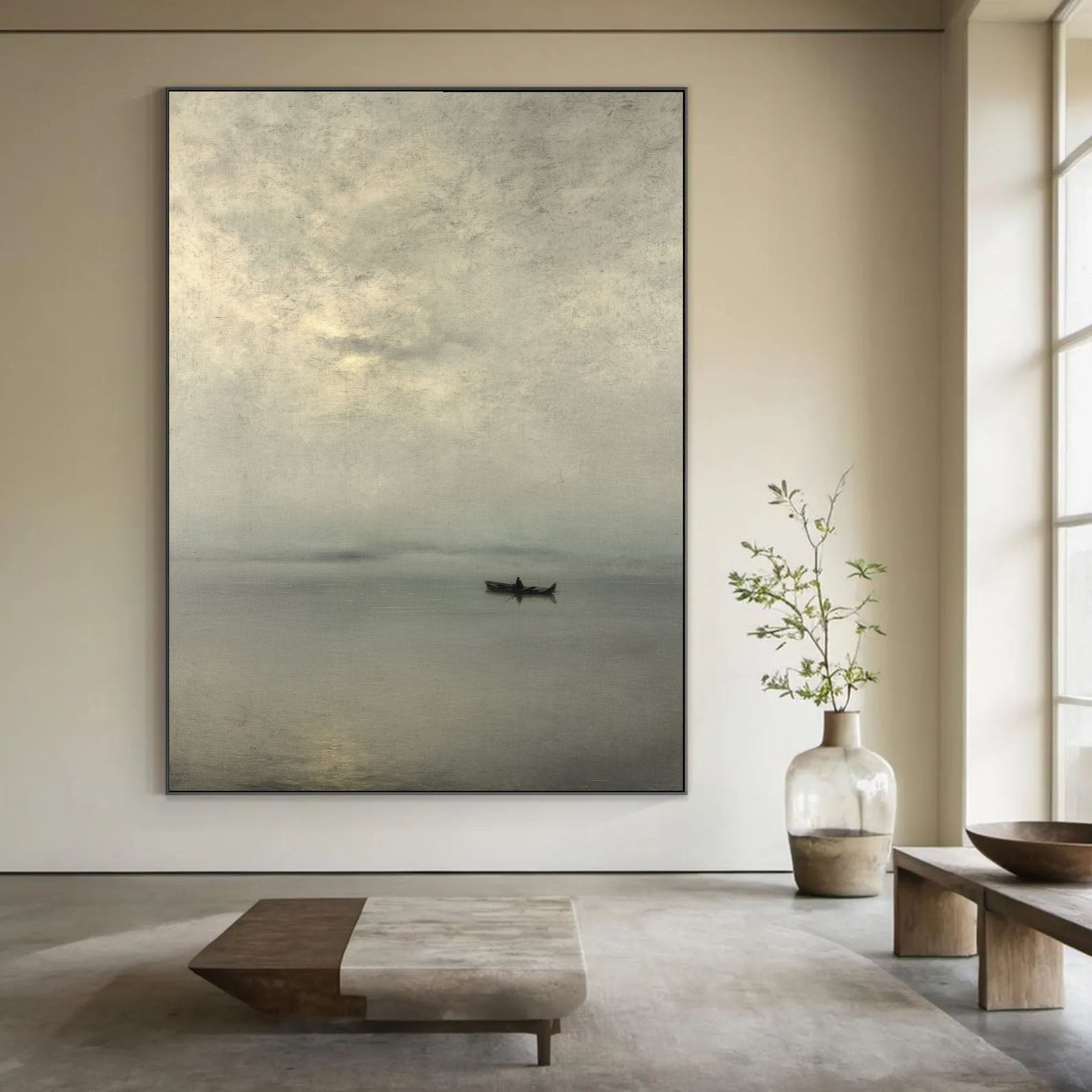 Misty Voyage Art | Serene Depth
