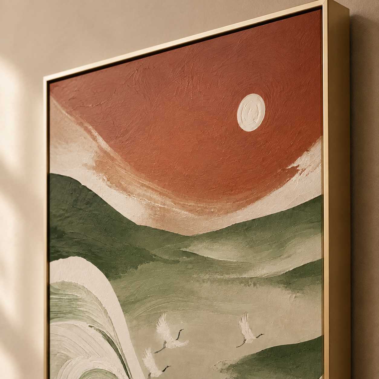 Wabi-Sabi Art | Crimson Valley Flight - View 8