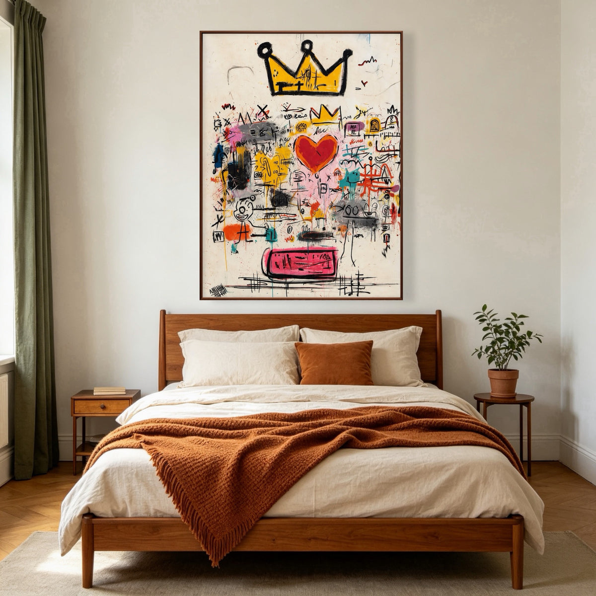 Crown Above Chaos oil painting room view 3