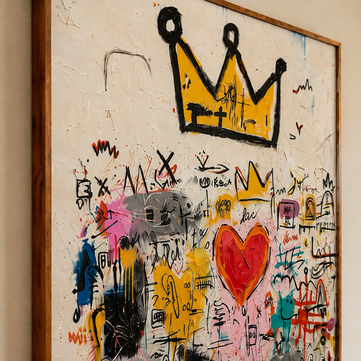 Crown Above Chaos oil painting room view 6