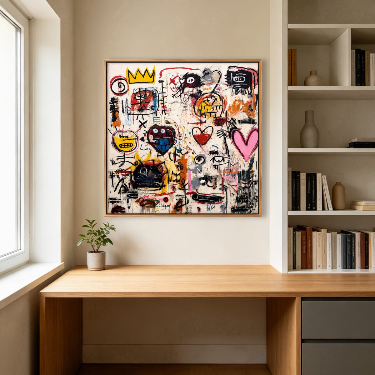 Crowns Among Faces oil painting room view 3