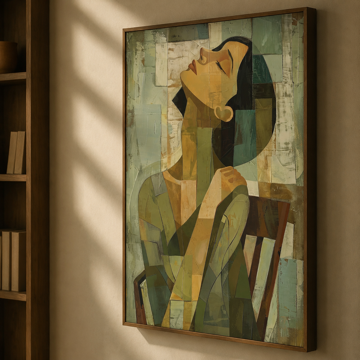 Cubist Upward Gaze — artwork view 5