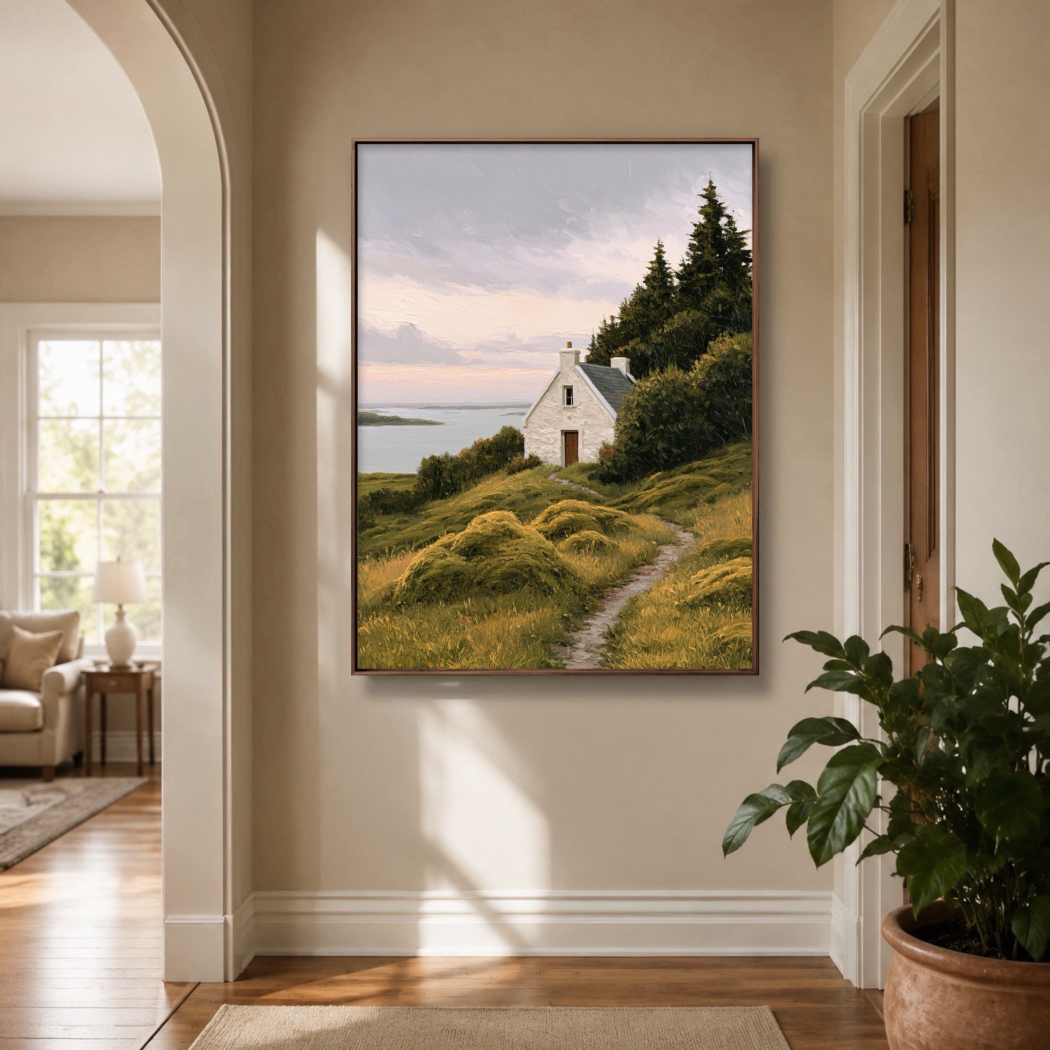 Coastal & Ocean Art｜Hillside Tide View
