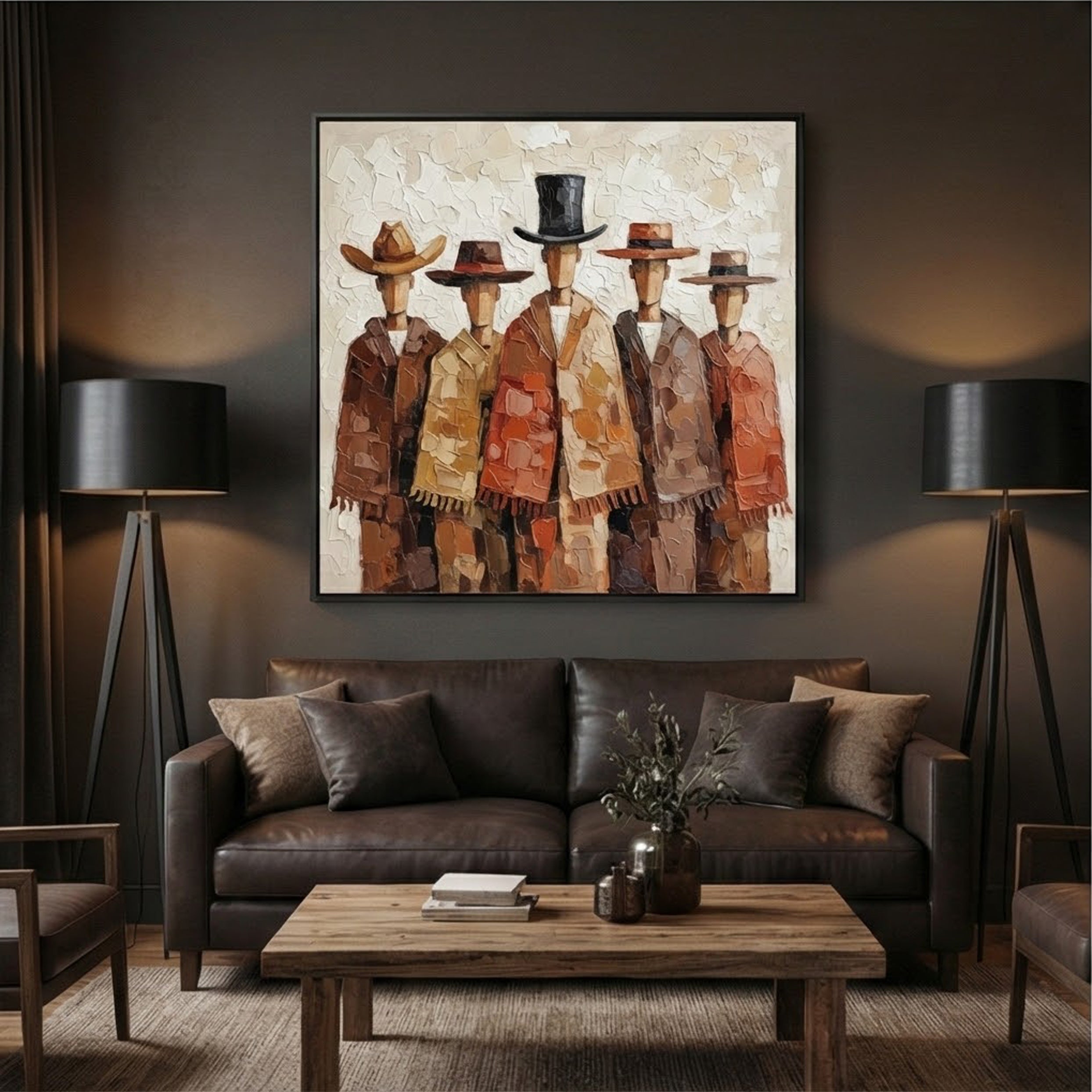 Textured Rustic Quintet | Hat Ensemble