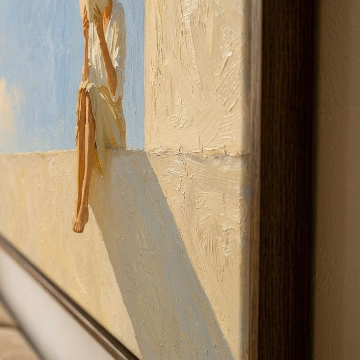 Desert Shadow Figure oil painting view 6