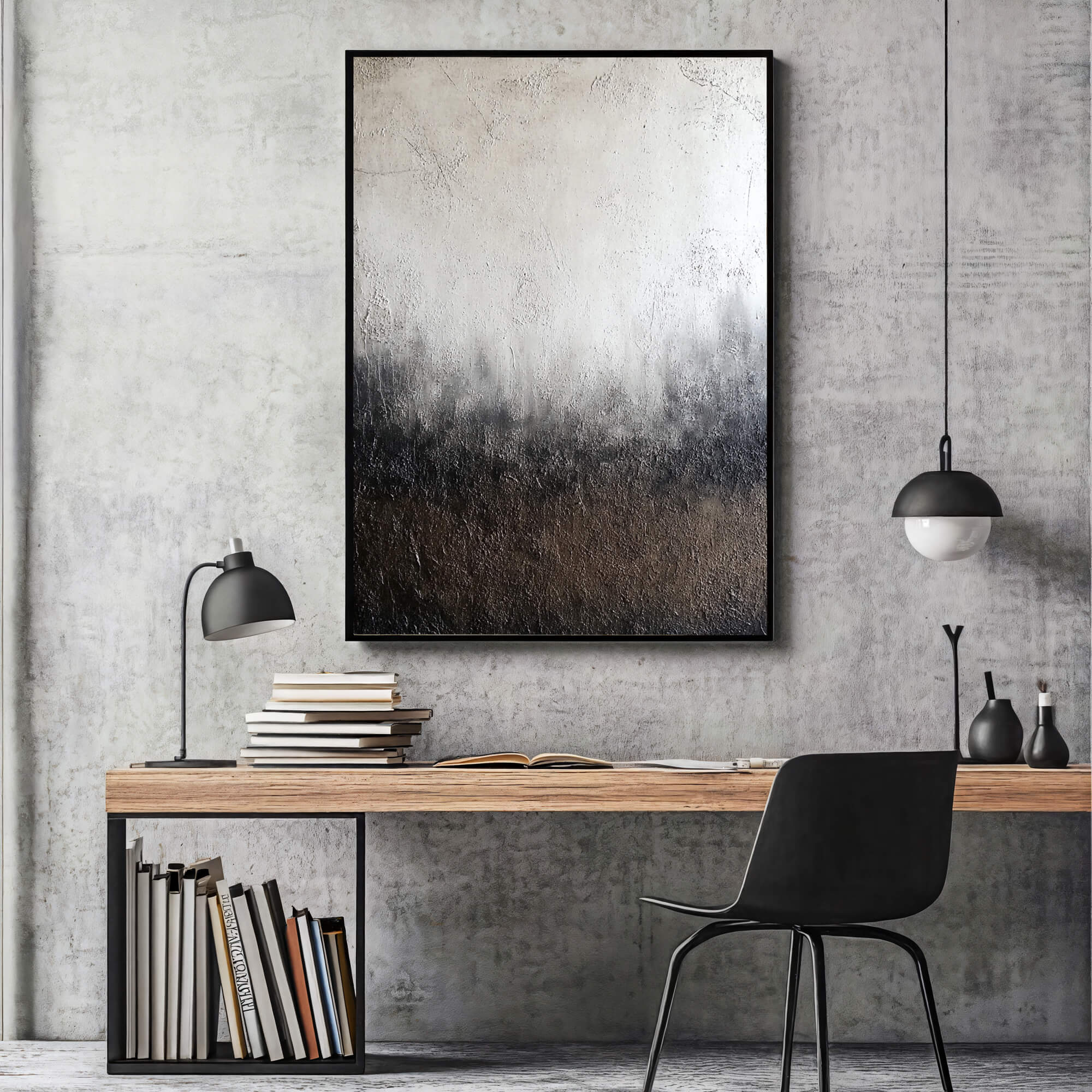 Textured Neutral Gradient | Monochrome Tones