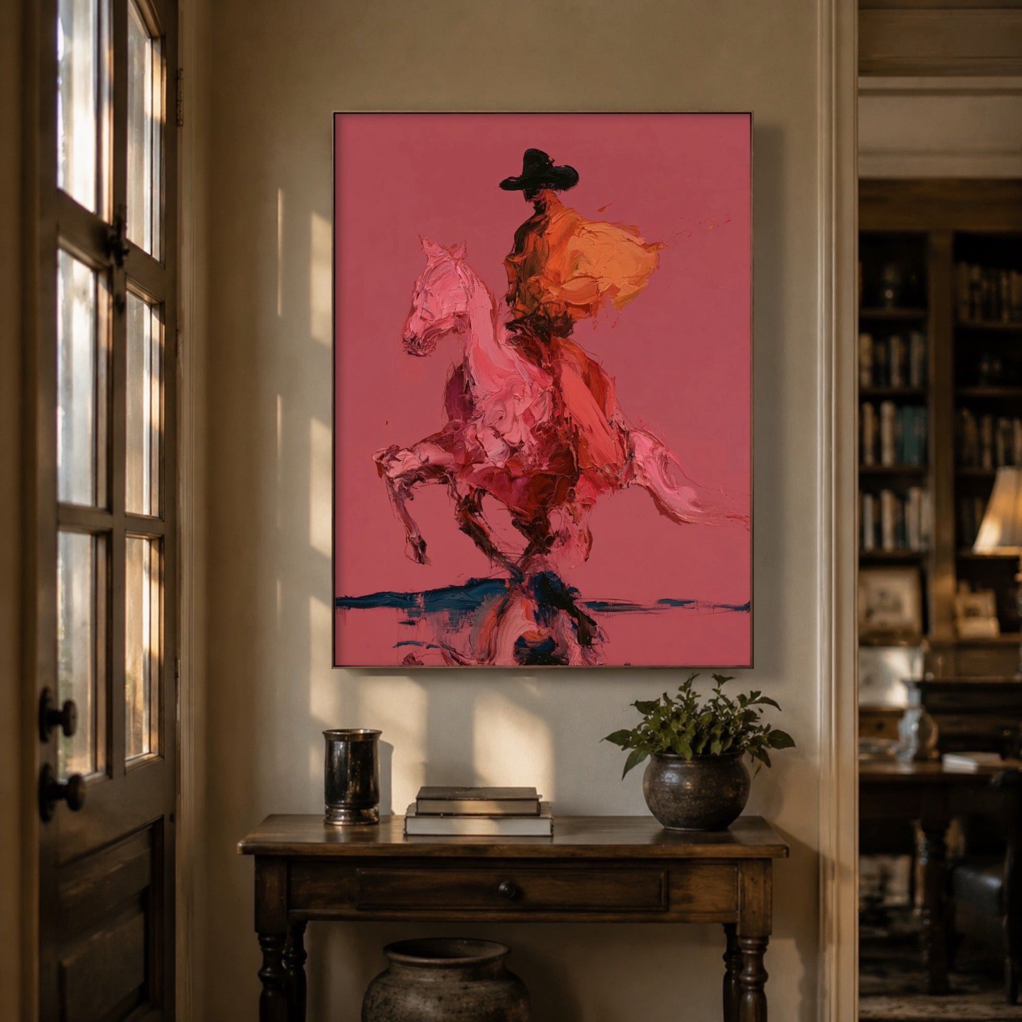 POP ART | Pink Horse Rider