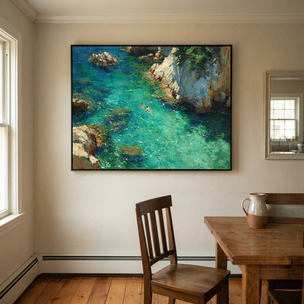 Impressionist Art | Cliff Cove Swimmers