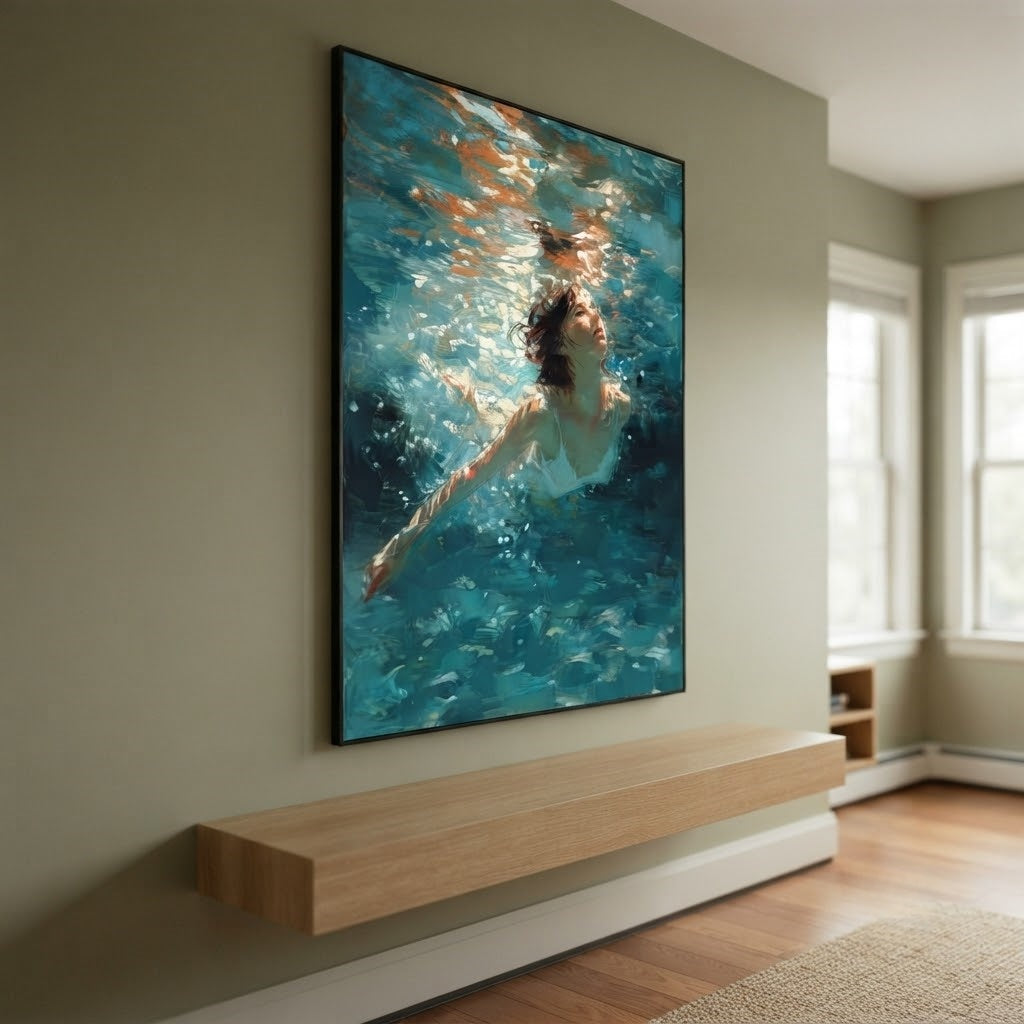 Impressionist Art | Underwater Glow Rise