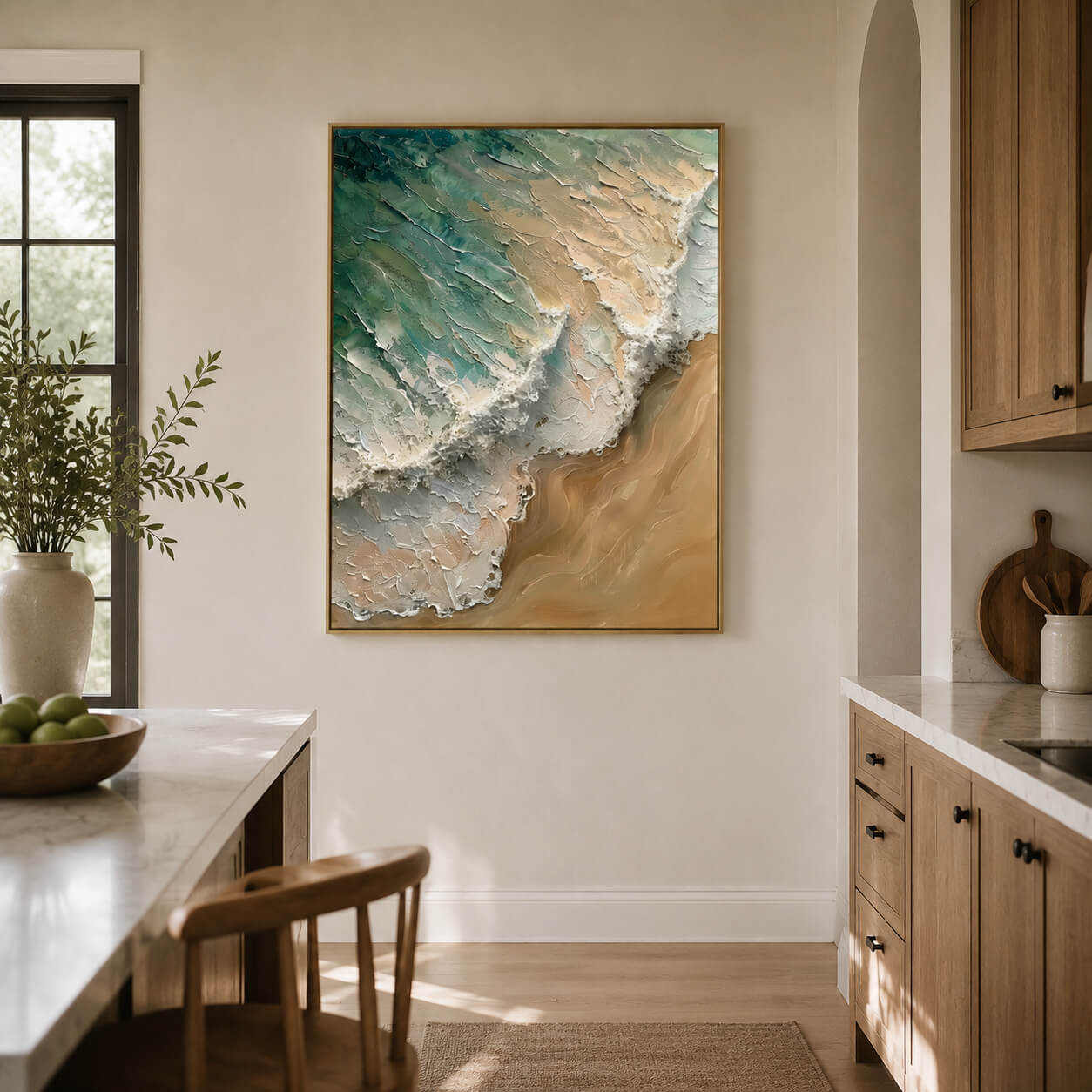 Impressionist Art | Shore Wave Impasto