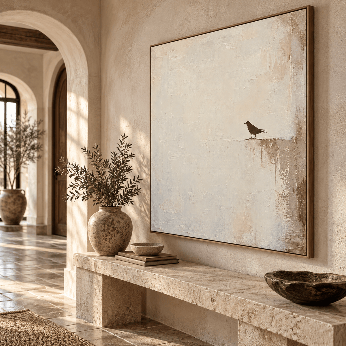 Impressionist Art | Quiet Bird Perch