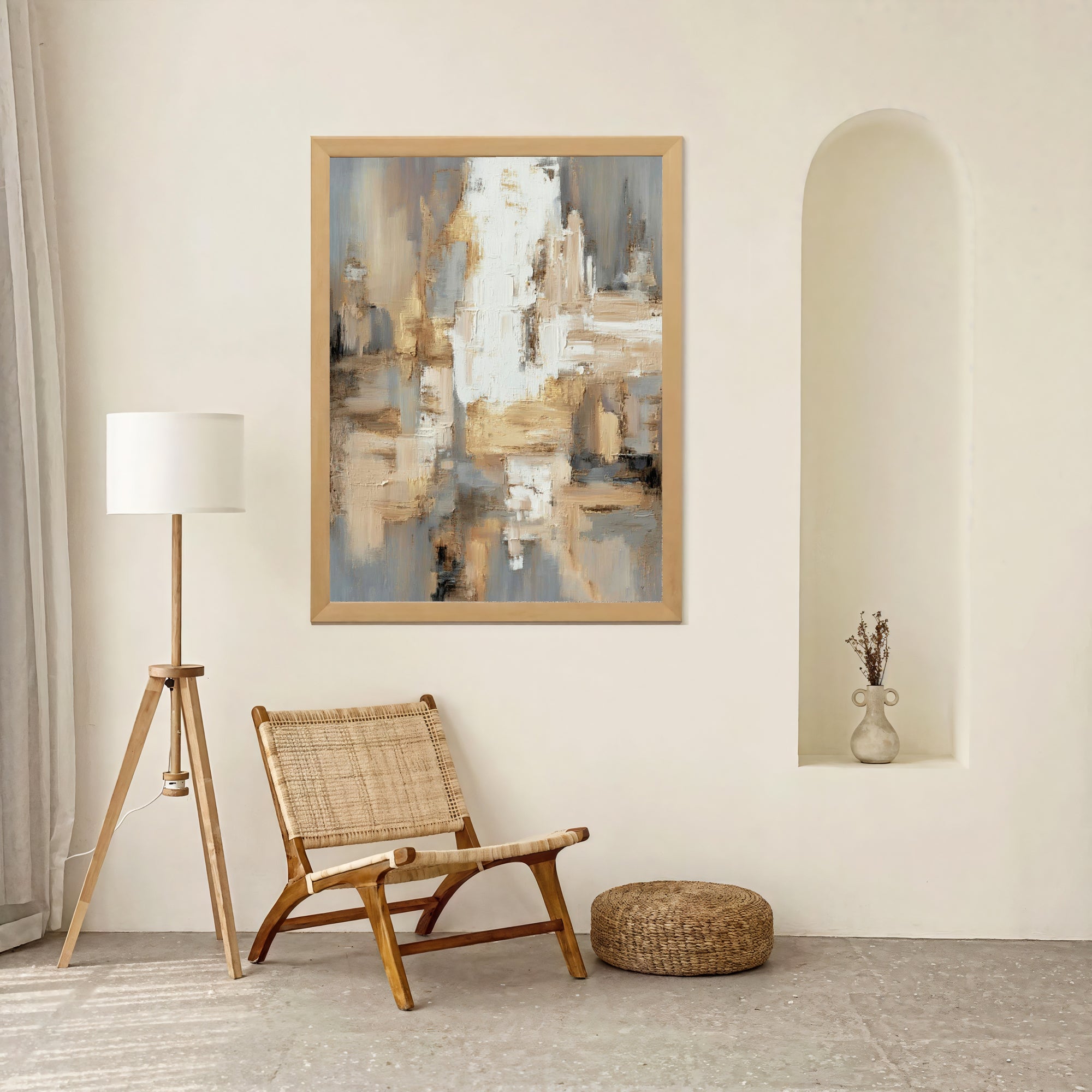 Textured Ash Gilded | Gray Gold