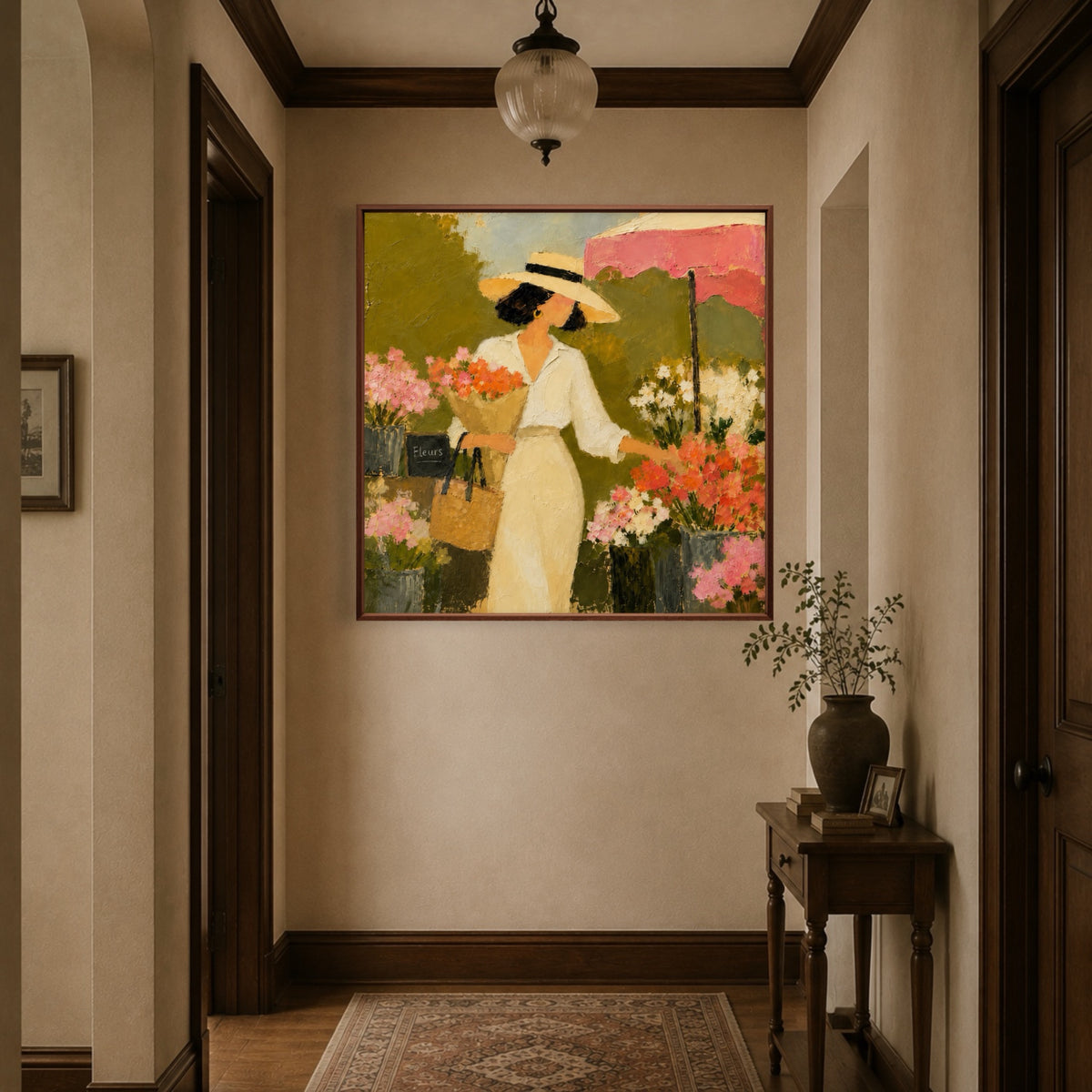 Garden Kinship Bloom oil painting view 1