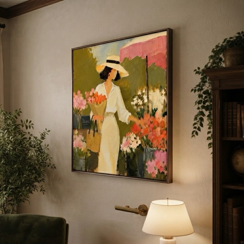 Garden Kinship Bloom oil painting view 7