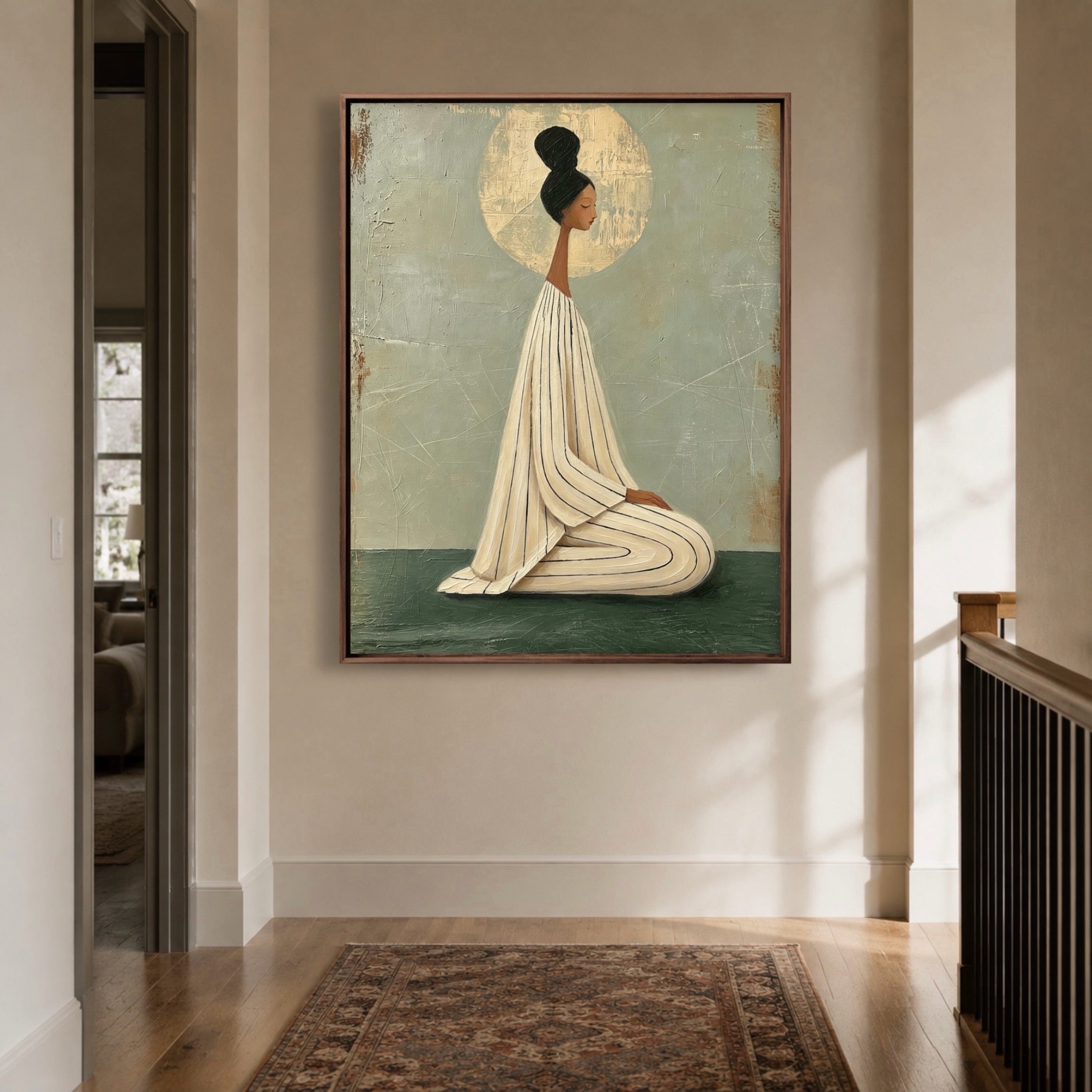 Golden Halo Stillness — artwork view 4
