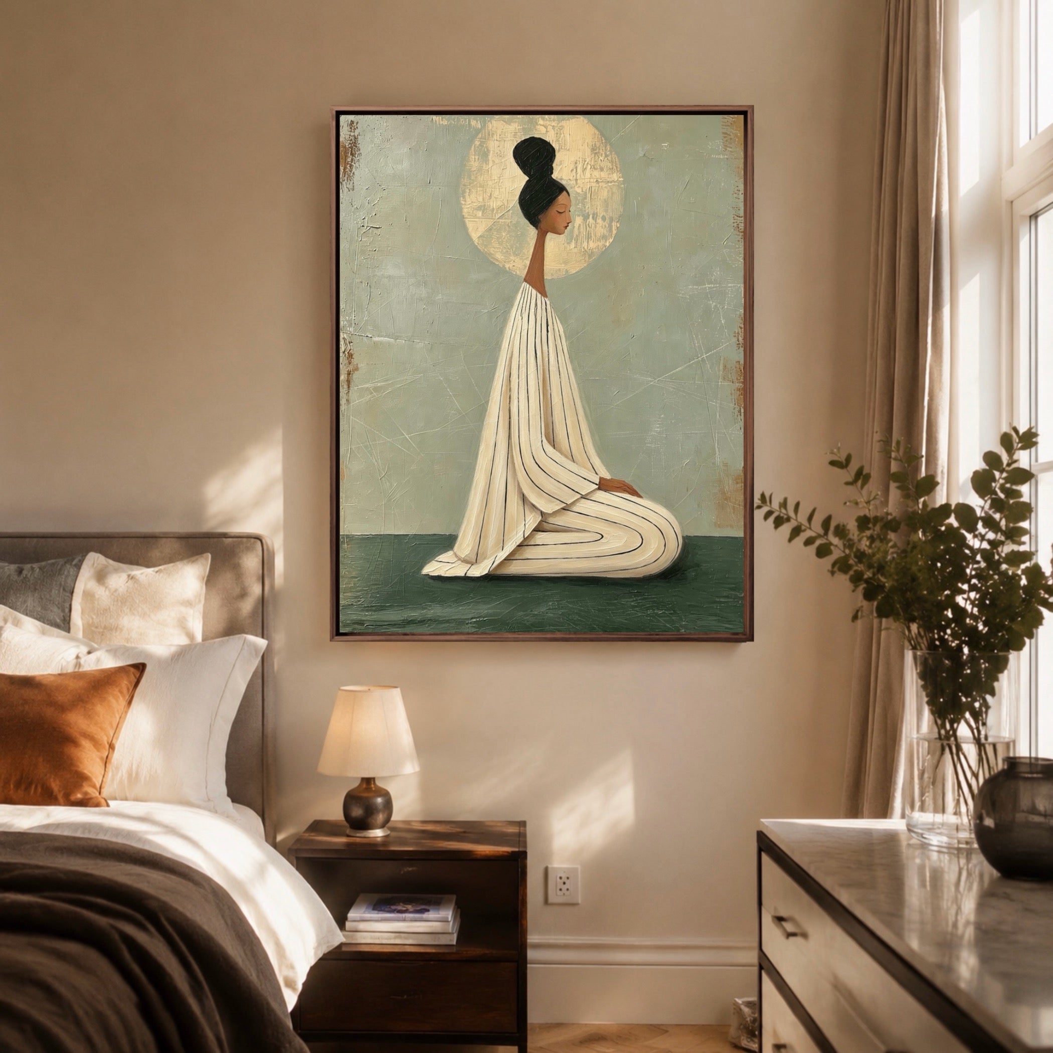 Golden Halo Stillness — artwork view 5