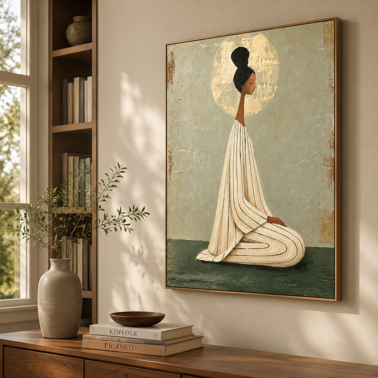 Golden Halo Stillness — artwork view 6