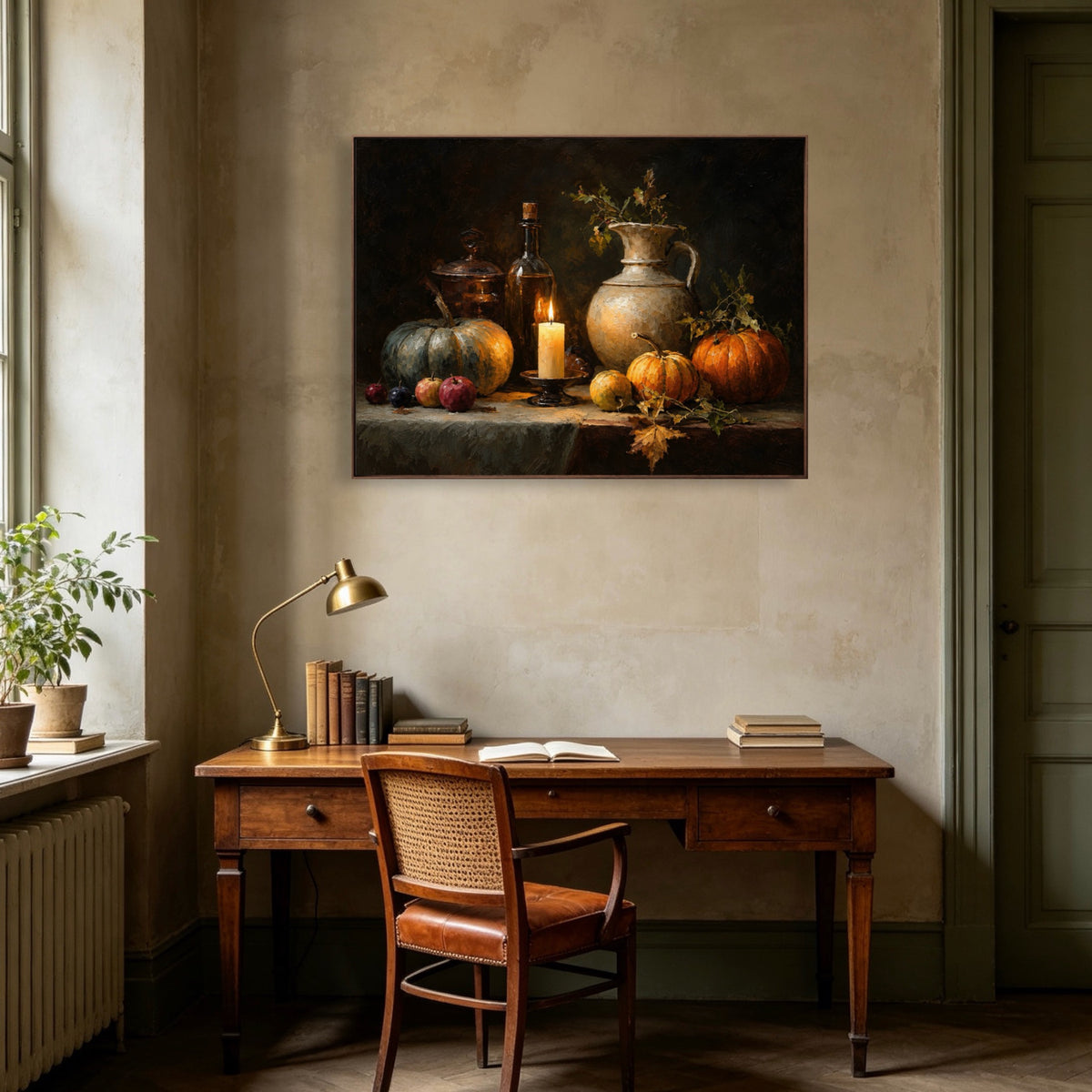 Harvest By Candlelight — horizontal floral & botanical art, view 3