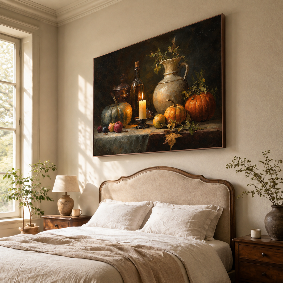 Harvest By Candlelight — horizontal floral & botanical art, view 6